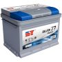 Автомобильный аккумулятор Support Technology Standard STEX773L 77А/ч-12V ст EN770 европейские обратная 278x175x190