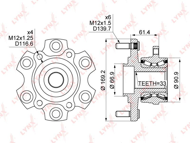 LYNXauto WH-1121 Mitsubishi